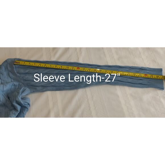 Coofandy Cable Knit Turtleneck Sweater Mens XXXL Periwinkle Blue Pullover Soft - Picture 15 of 16